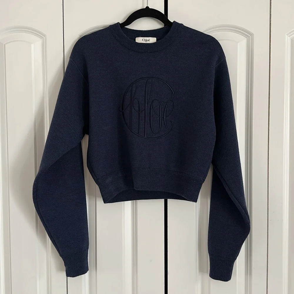 Chloe cropped knitted